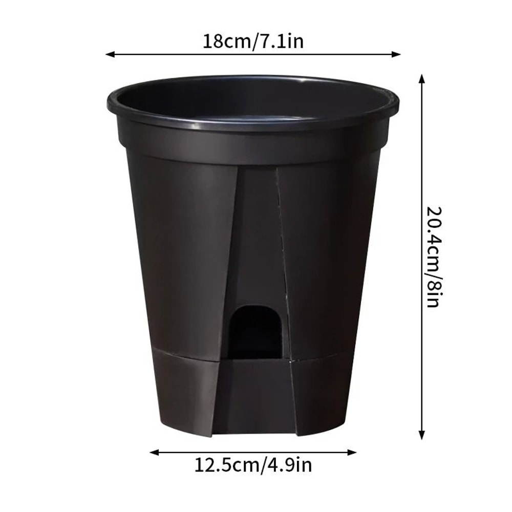 Transparent SelfWatering Plant Pot HighPerformance Plastic Planter With Precision Drainage Holes 17