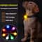 LED Dog Safety Pendant HighPerformance Rechargeable Night Flashing Puppy Flashlight Pet Accessory 0