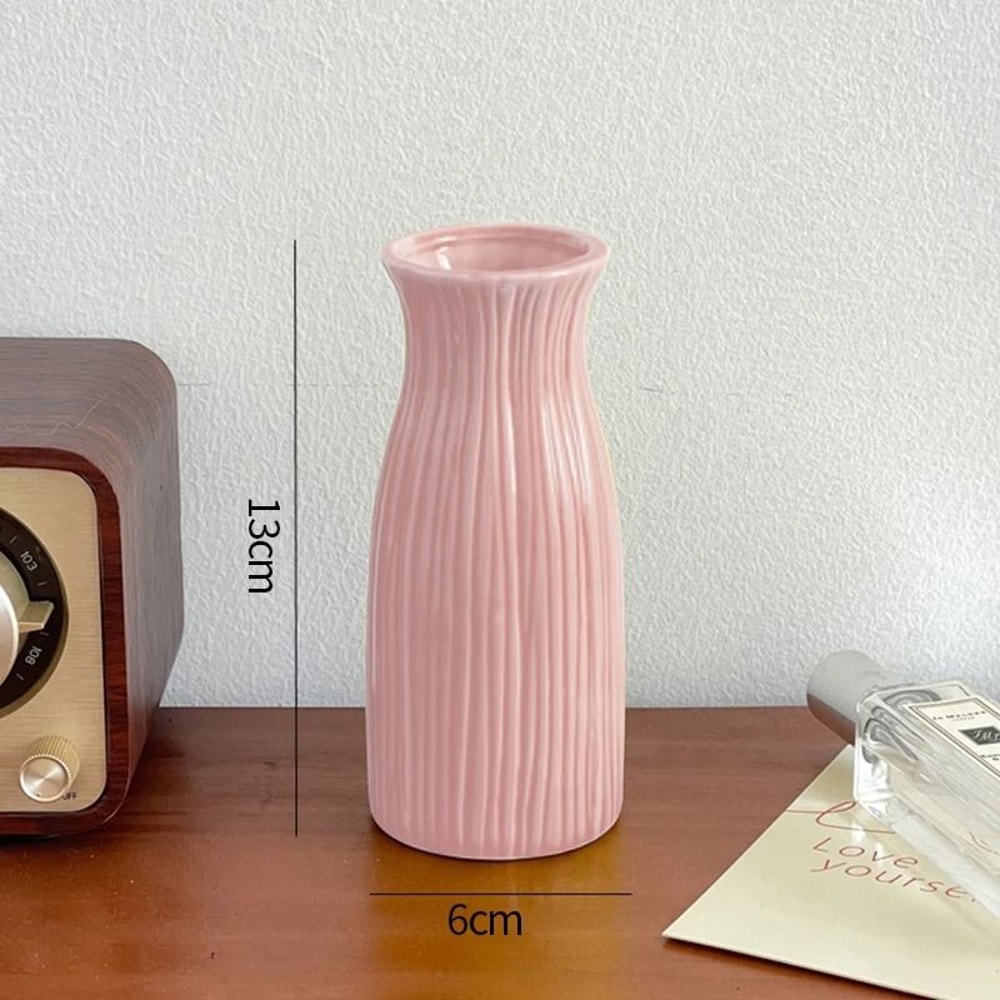 Modern Ceramic Bud Vase HighPerformance Candy Color Small Flower Vase Desktop Ornament 10