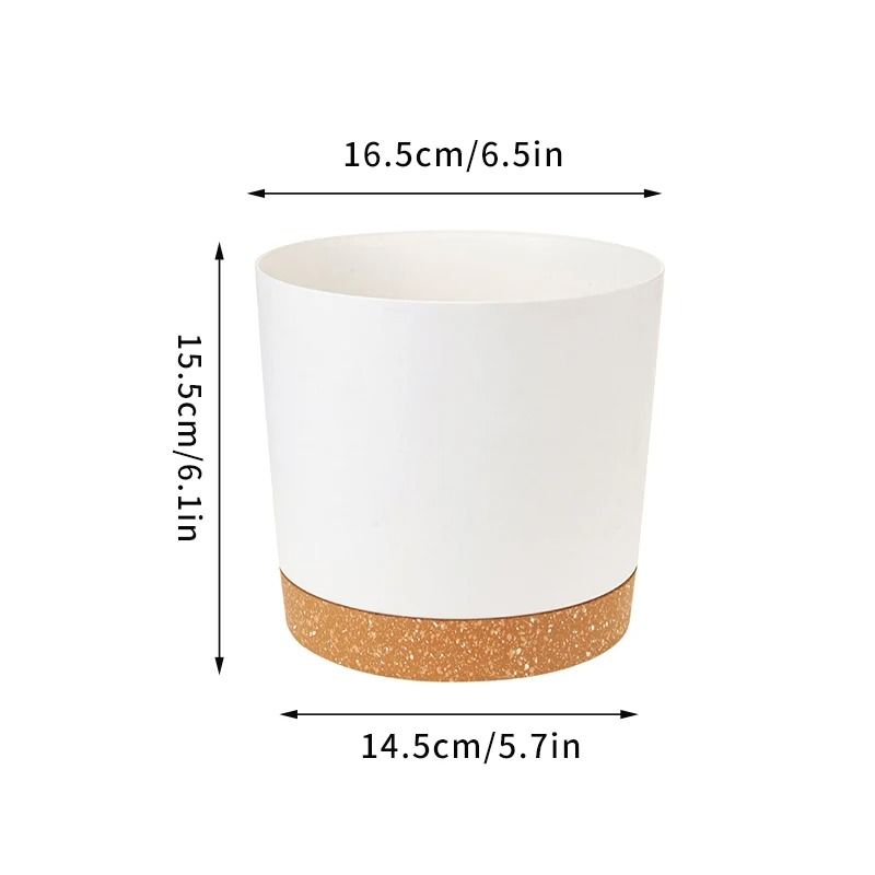 SelfWatering Plant Pots HighPerformance Automatic Plastic Flowerpots With Integrated Saucer 9