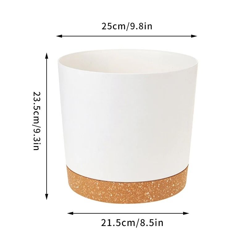 SelfWatering Plant Pots HighPerformance Automatic Plastic Flowerpots With Integrated Saucer 11