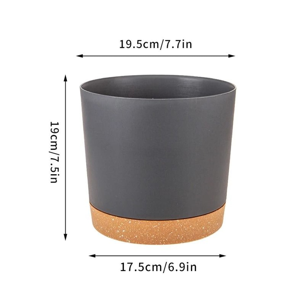 SelfWatering Plant Pots HighPerformance Automatic Plastic Flowerpots With Integrated Saucer 13