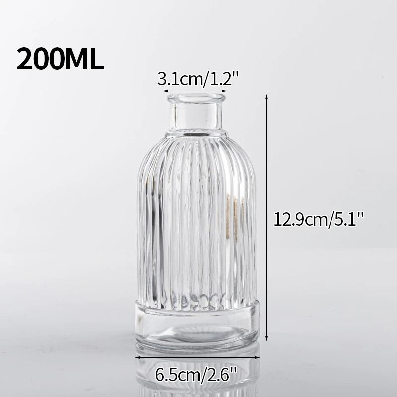 Mini Transparent Nordic Glass Vase HighPerformance Hydroponic Plant Vase Modern Living Room Ornam 10