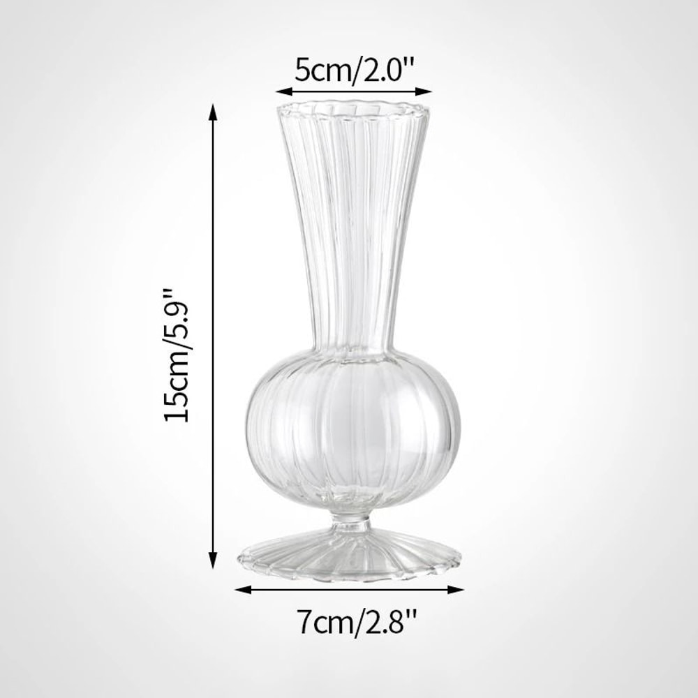 Mini Transparent Nordic Glass Vase HighPerformance Hydroponic Plant Vase Modern Living Room Ornam 15