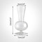 Mini Transparent Nordic Glass Vase HighPerformance Hydroponic Plant Vase Modern Living Room Ornam 15