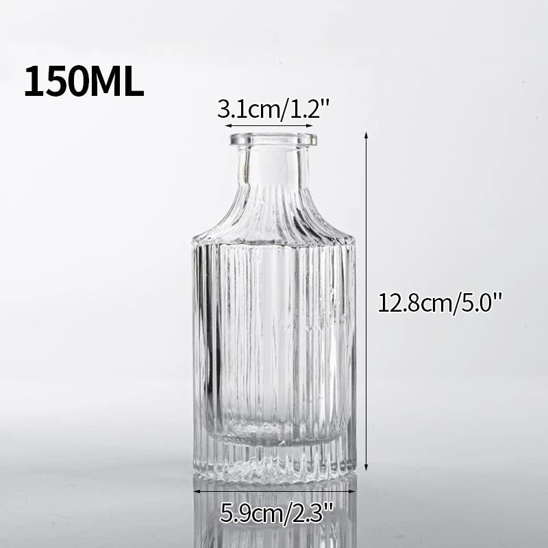 Mini Transparent Nordic Glass Vase HighPerformance Hydroponic Plant Vase Modern Living Room Ornam 6