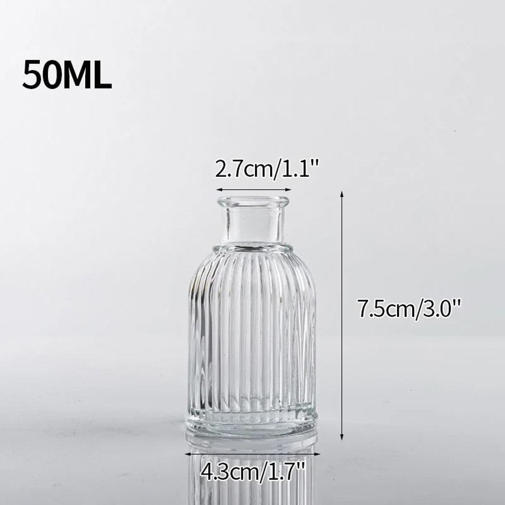 Mini Transparent Nordic Glass Vase HighPerformance Hydroponic Plant Vase Modern Living Room Ornam 7