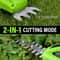 2In1 Cordless Electric Hedge Trimmer HighPerformance Handheld Shrub Pruning Lawn Mower 5