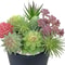 Artificial Small Succulent Set HighPerformance 9Piece Indoor Botanical Decor MultiType Faux Plant 0