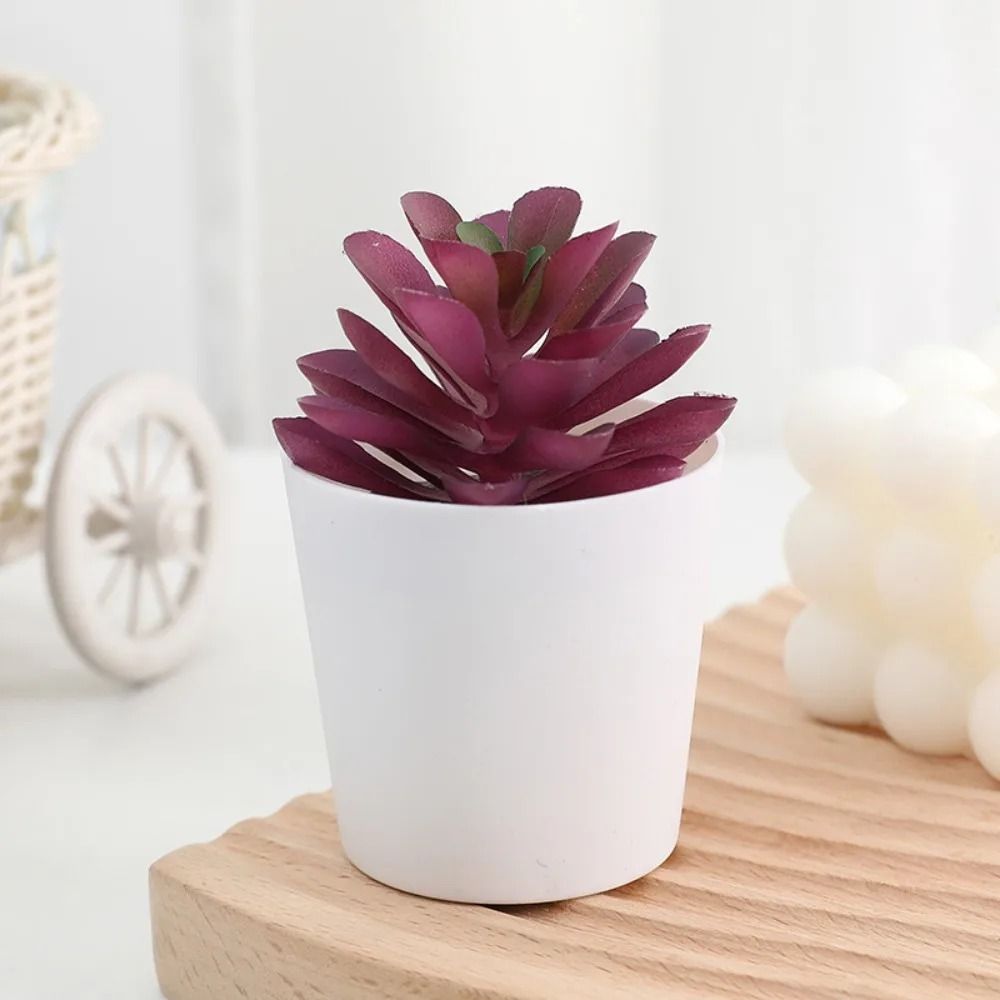 Artificial Succulent Mini Bonsai HighPerformance Simulation Evergreen Cactus Fake Plastic Decor P 10
