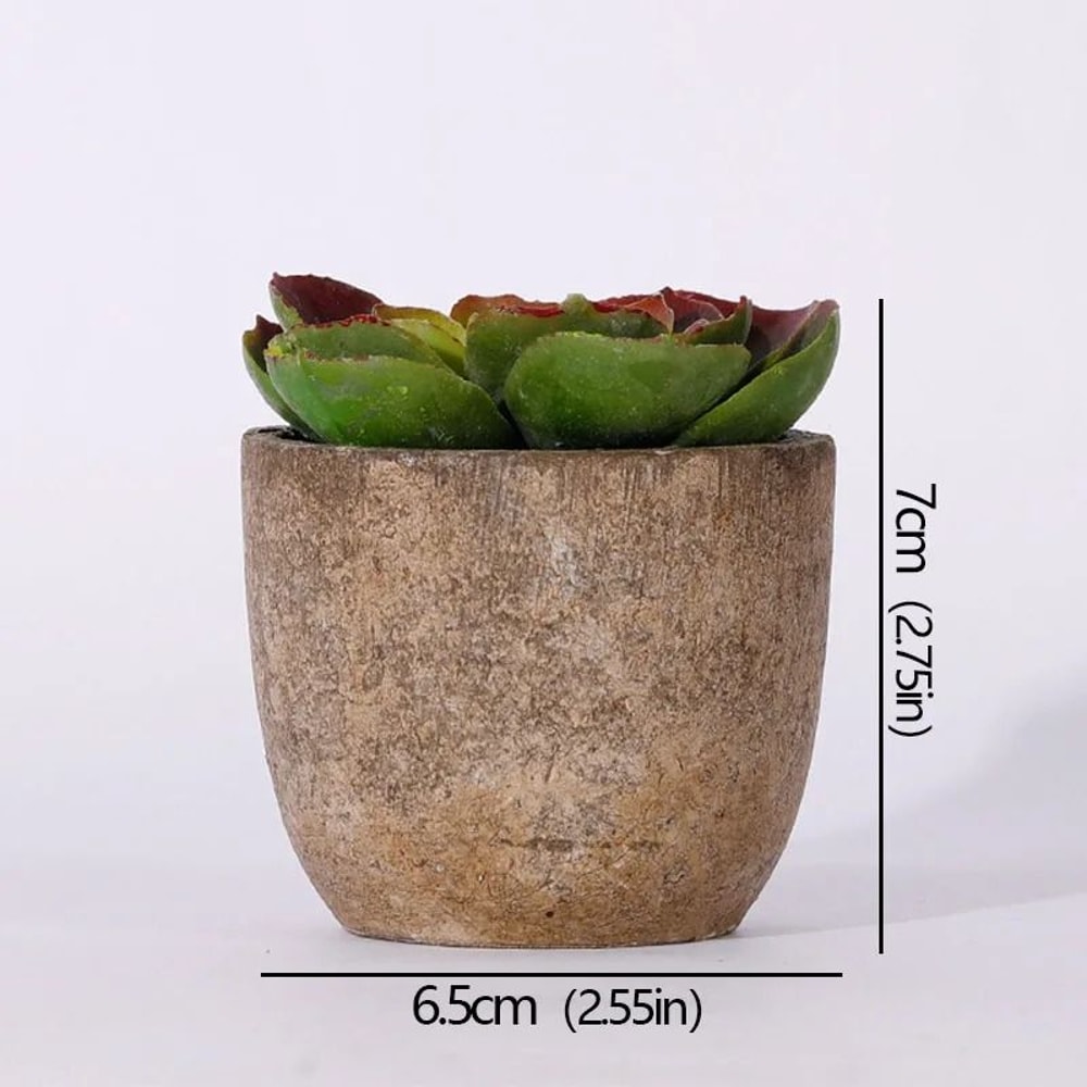 Mini Evergreen Simulated Tree HighPerformance Artificial Succulent Pot Plant Office Table Ornamen 15