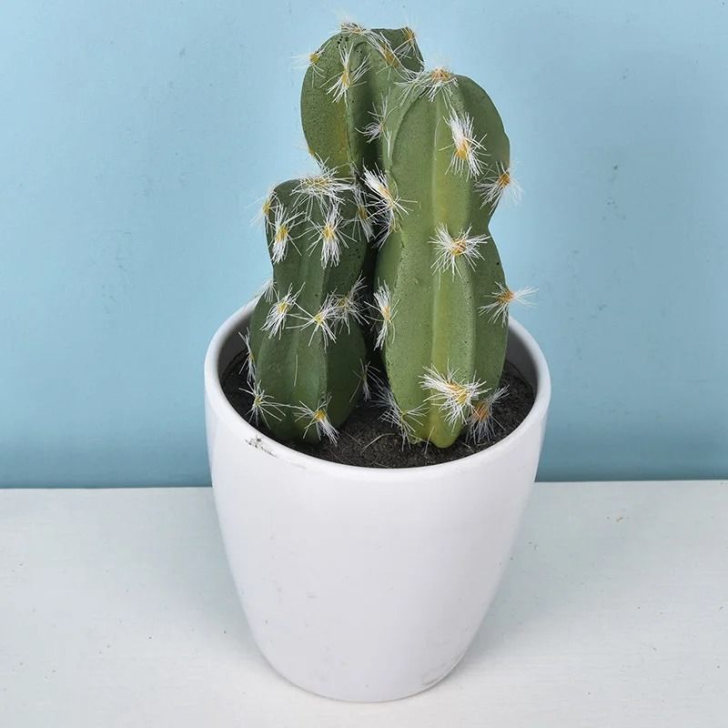 Mini Realistic Fake Cactus HighPerformance Artificial Succulent Without Pot Cute Potted Plant Dec 9