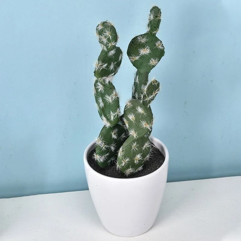 Mini Realistic Fake Cactus HighPerformance Artificial Succulent Without Pot Cute Potted Plant Dec 7