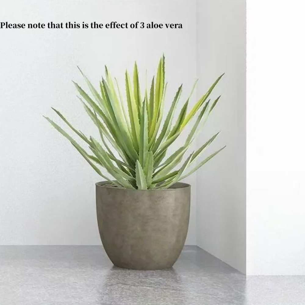 Artificial Aloe Agave Potted Plant HighPerformance Tropical Desert Succulent Green Home Decor 4