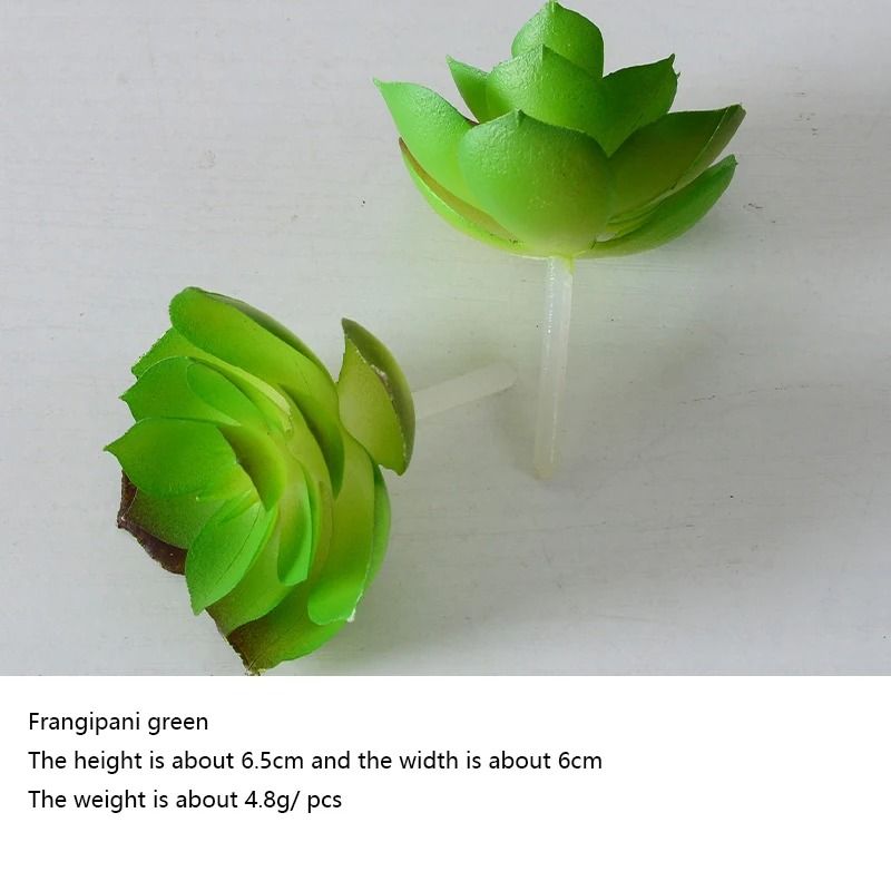 12Piece Green PVC Succulent Set HighPerformance Faux Plant Collection For Home Garden Small Bonsa 15