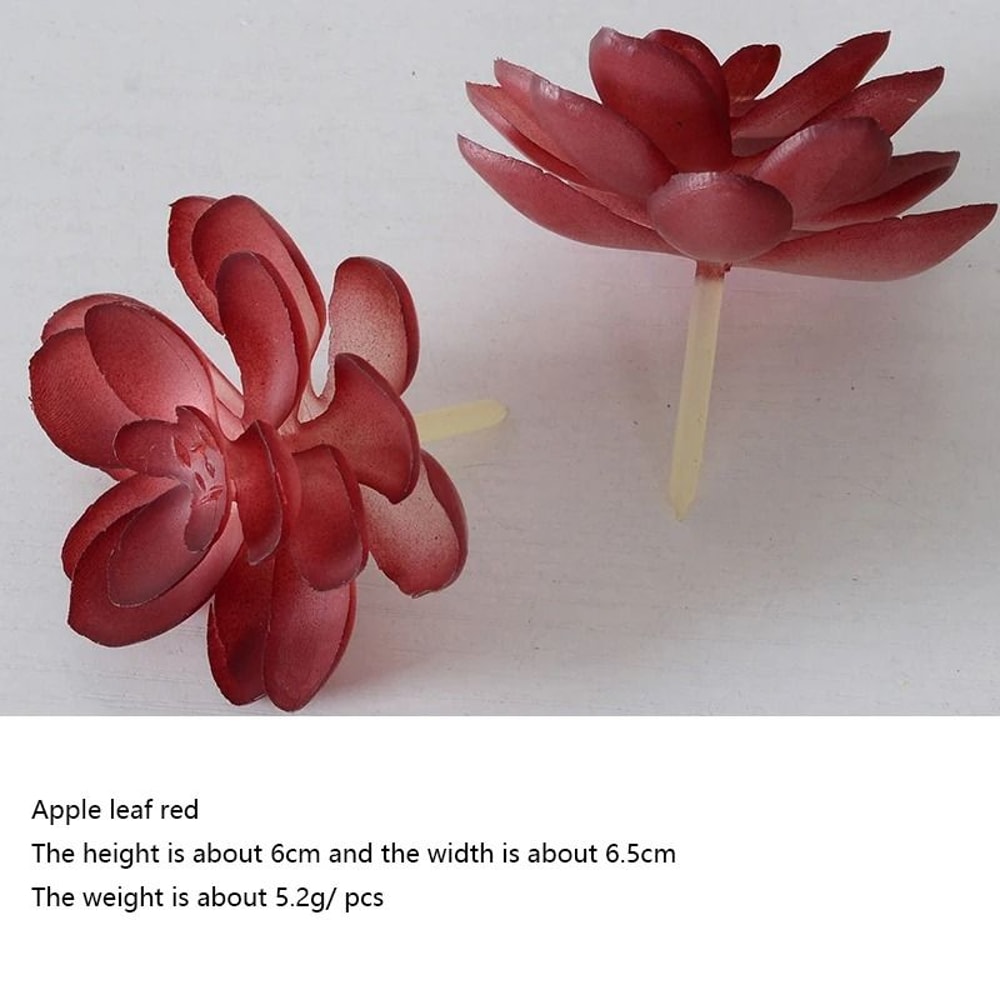 12Piece Green PVC Succulent Set HighPerformance Faux Plant Collection For Home Garden Small Bonsa 6