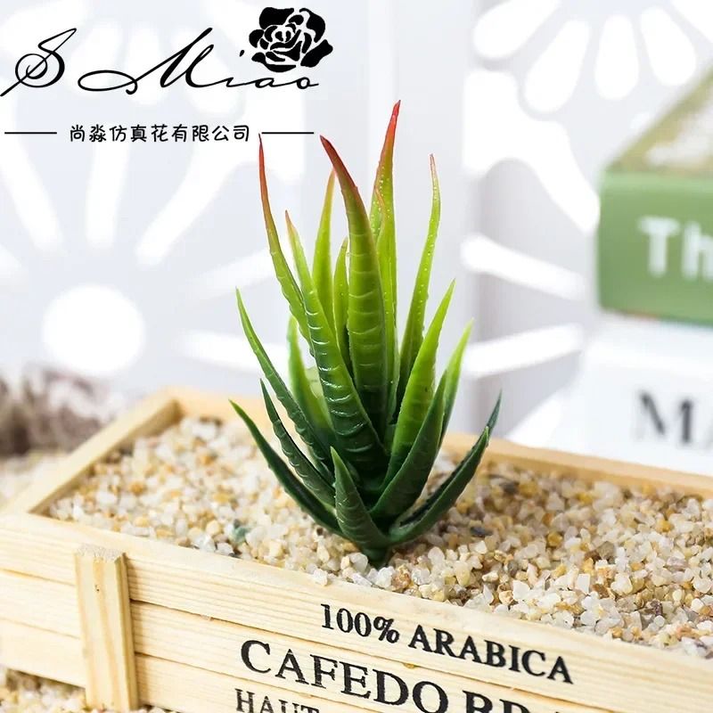 Artificial Desktop Succulent HighPerformance 7x10cm Faux Plant For Garden Home DIY Office Decorat 4