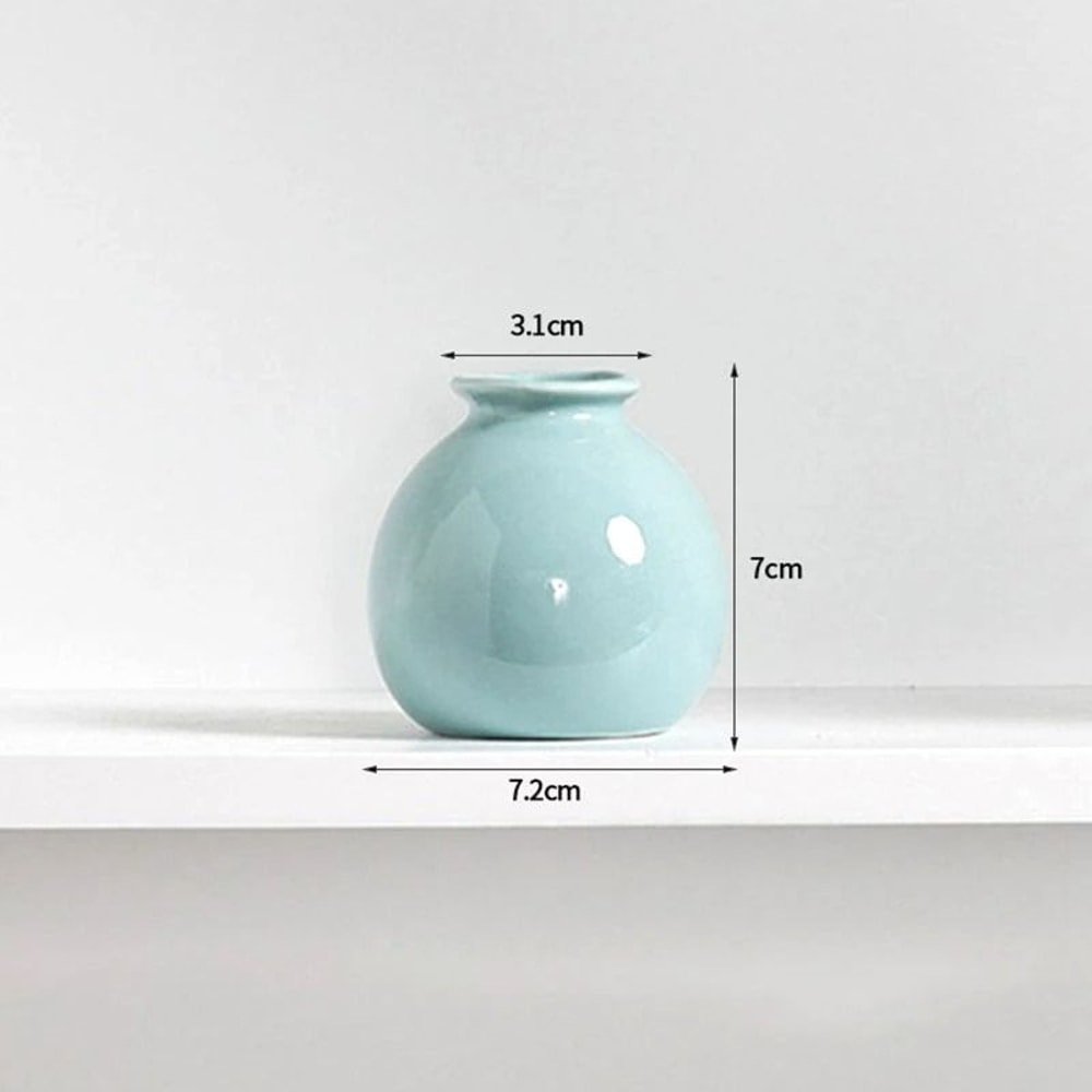 Korean Style Ceramic Bud Vase HighPerformance Mini Flower Vase Single Stem Decorative Floral Hold 12