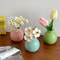 Korean Style Ceramic Bud Vase HighPerformance Mini Flower Vase Single Stem Decorative Floral Hold 3