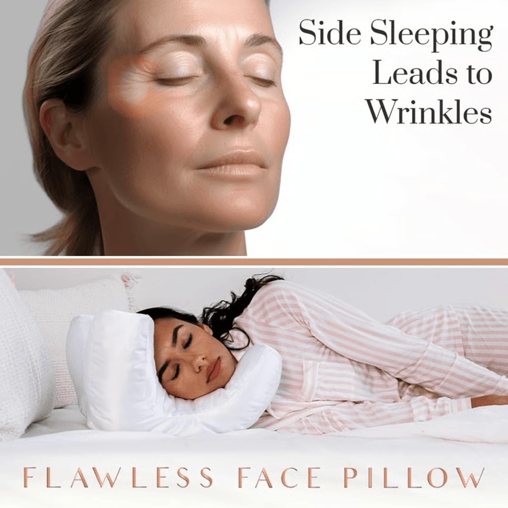 Memory Foam Face Pillow For Beauty Sleep Reduced Sleep Lines Neck Comfort 11