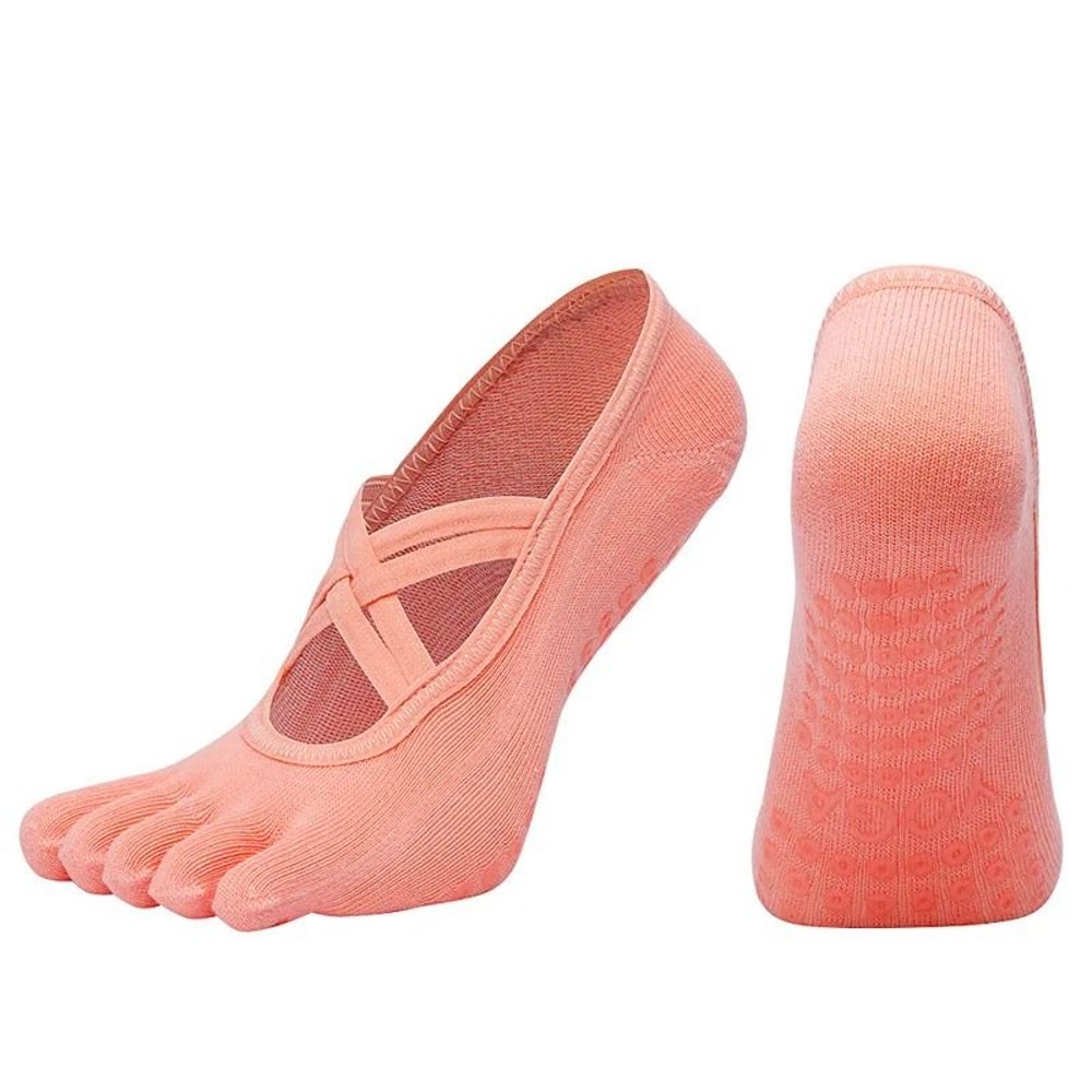 FiveToe AntiSlip Pilates Socks HighPerformance Silicone Grip Yoga Socks Bandage Fitness Sports Co 21
