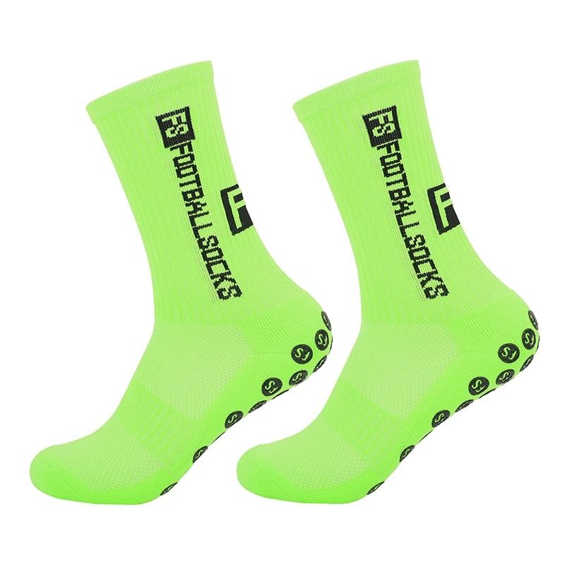 2025 AntiSlip Tape Football Socks HighPerformance MidCalf Soccer Grip NonSlip Sports Gear 24