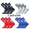 Professional AntiSlip Soccer Grip Socks HighPerformance 3Pair Set For Outdoor Sports Football Yog 0