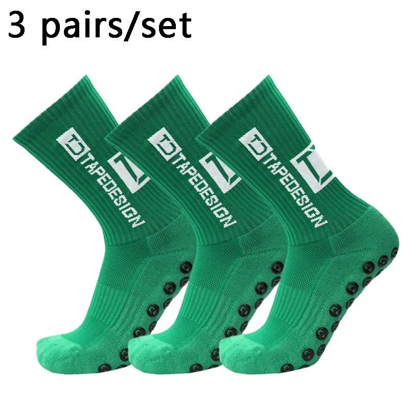 Professional AntiSlip Soccer Grip Socks HighPerformance 3Pair Set For Outdoor Sports Football Yog 15