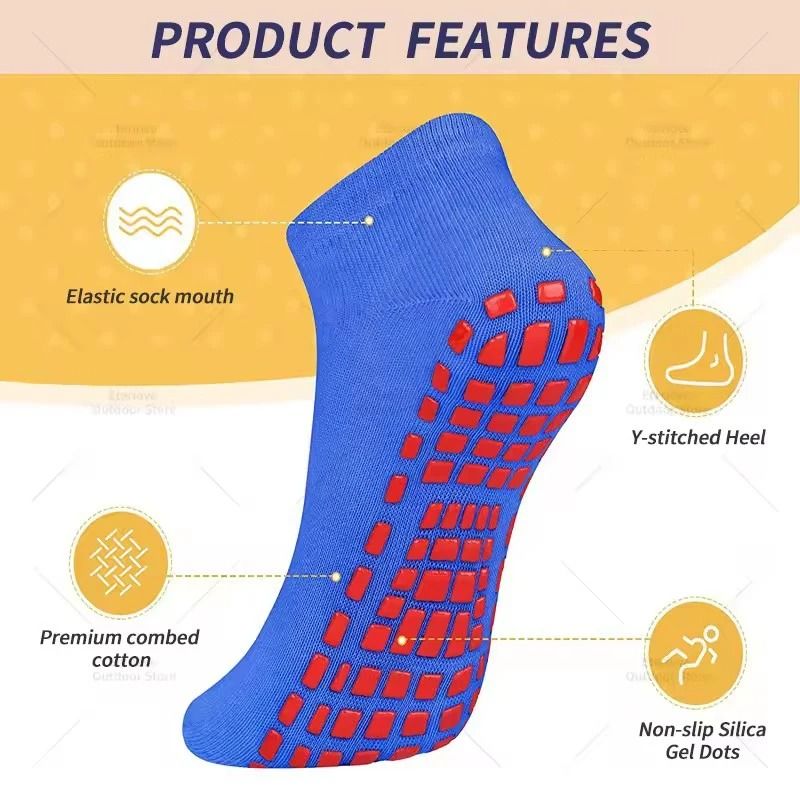 Professional Cotton Pilates Socks HighPerformance 4Pair Set With NonSlip Silicone Massage WearRes 2