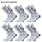 6 Pairs Professional Soccer Grip Socks Non Slip Silicone Bottom Breathable Football Sports Socks 6