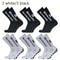 6 Pairs Professional Soccer Grip Socks Non Slip Silicone Bottom Breathable Football Sports Socks 8
