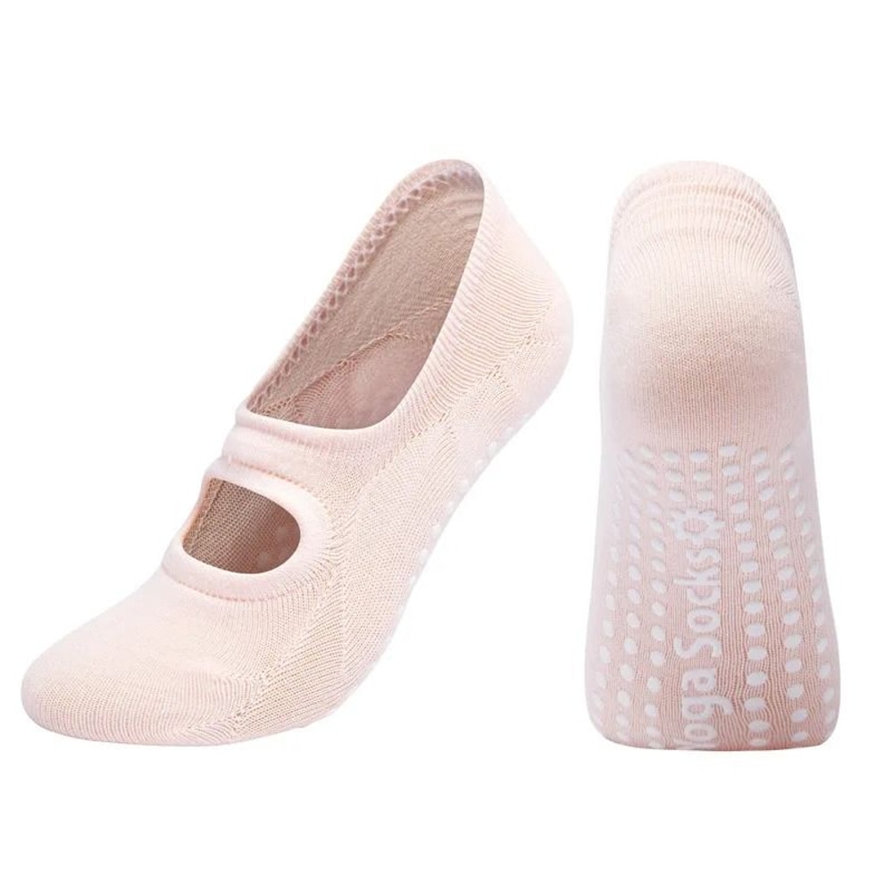 Silicone Anti Slip Backless Yoga Socks Women Pilates Indoor Dance Ballet Fitness Sports Socks 14