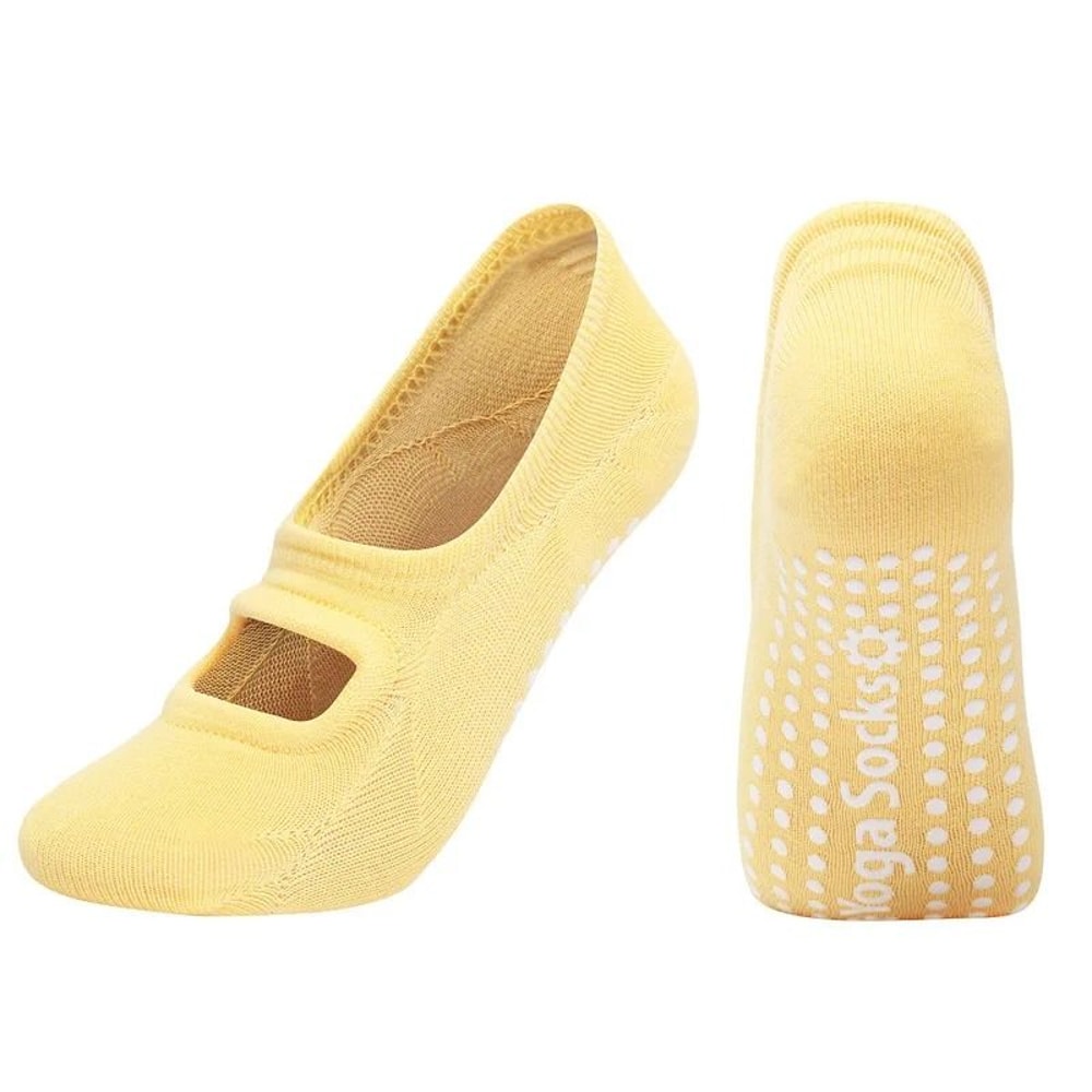 Silicone Anti Slip Backless Yoga Socks Women Pilates Indoor Dance Ballet Fitness Sports Socks 25