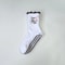 Knitted Embroidered Yoga Fitness Pilates Sports Socks Silicone Non Slip Bottom Women Middle Socks 13
