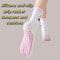 Knitted Embroidered Yoga Fitness Pilates Sports Socks Silicone Non Slip Bottom Women Middle Socks 2