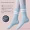 Women Yoga Skipping Rope Sports Socks Pilates Indoor Anti Slip Floor Double Bar Mid Leg Socks 4