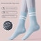 Women Yoga Skipping Rope Sports Socks Pilates Indoor Anti Slip Floor Double Bar Mid Leg Socks 8