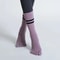 Women Breathable Yoga Socks Mid Tube Non Slip Five Finger Pilates Fitness Dance Ballet Floor Socks 8