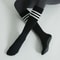 Autumn Winter Women Anti Slip Yoga Socks Cotton Breathable Fitness Pilates Mid Tube Ballet Dance So 1