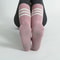 Autumn Winter Women Anti Slip Yoga Socks Cotton Breathable Fitness Pilates Mid Tube Ballet Dance So 4