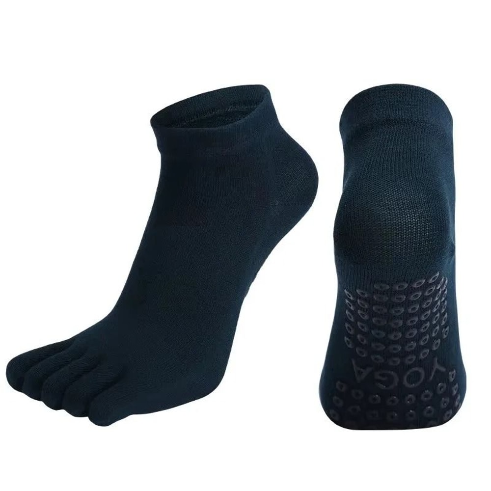 Pilates Dance Gym Yoga Socks Cotton Five Finger Non Slip Sports Socks Breathable Fitness Socks 10