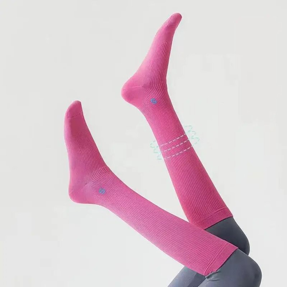 Pressure Calf Socks Women Compression Socks Exercise Fitness Yoga Running Knee Skipping Rope 2