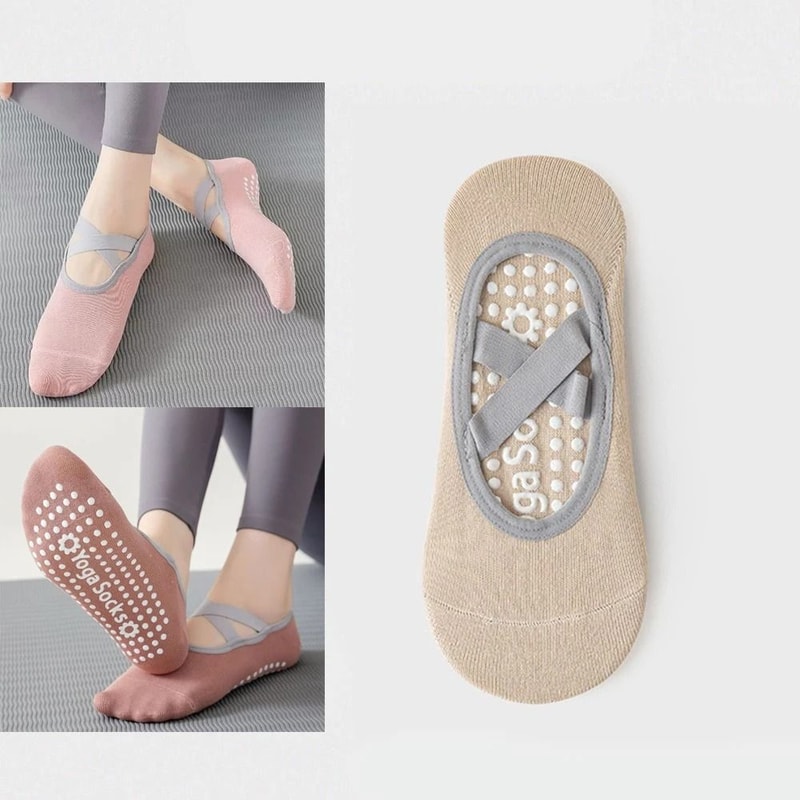 Professional Silicone Non Slip Yoga Socks Backless Breathable Sports Socks Elastic Pilates Socks Wo 20