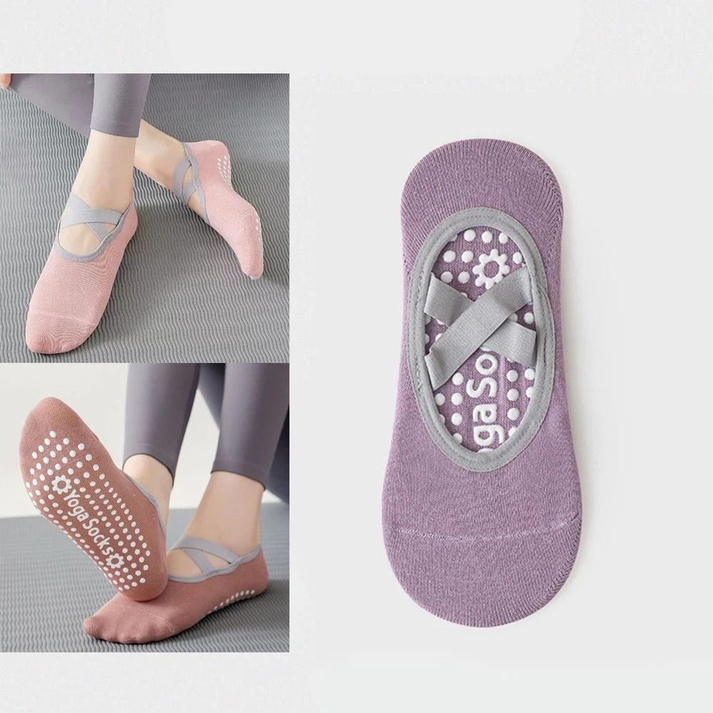 Professional Silicone Non Slip Yoga Socks Backless Breathable Sports Socks Elastic Pilates Socks Wo 22