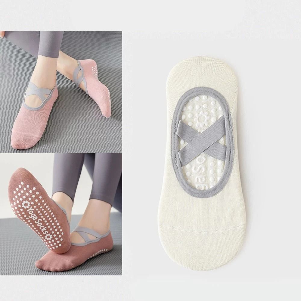 Professional Silicone Non Slip Yoga Socks Backless Breathable Sports Socks Elastic Pilates Socks Wo 23