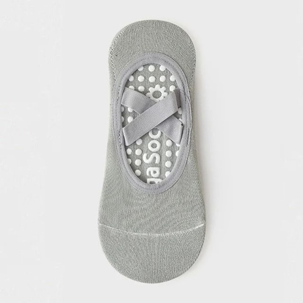 Breathable Towel Bottom Yoga Socks Women Silicone Non Slip Bandage Pilates Ladies Ballet Dance Sock 10