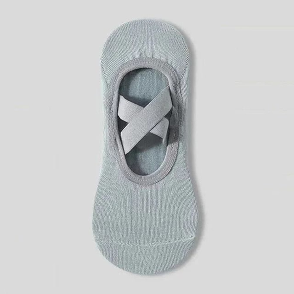 Breathable Towel Bottom Yoga Socks Women Silicone Non Slip Bandage Pilates Ladies Ballet Dance Sock 12
