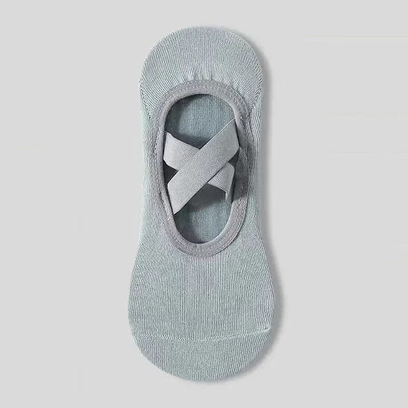 Breathable Towel Bottom Yoga Socks Women Silicone Non Slip Bandage Pilates Ladies Ballet Dance Sock 12