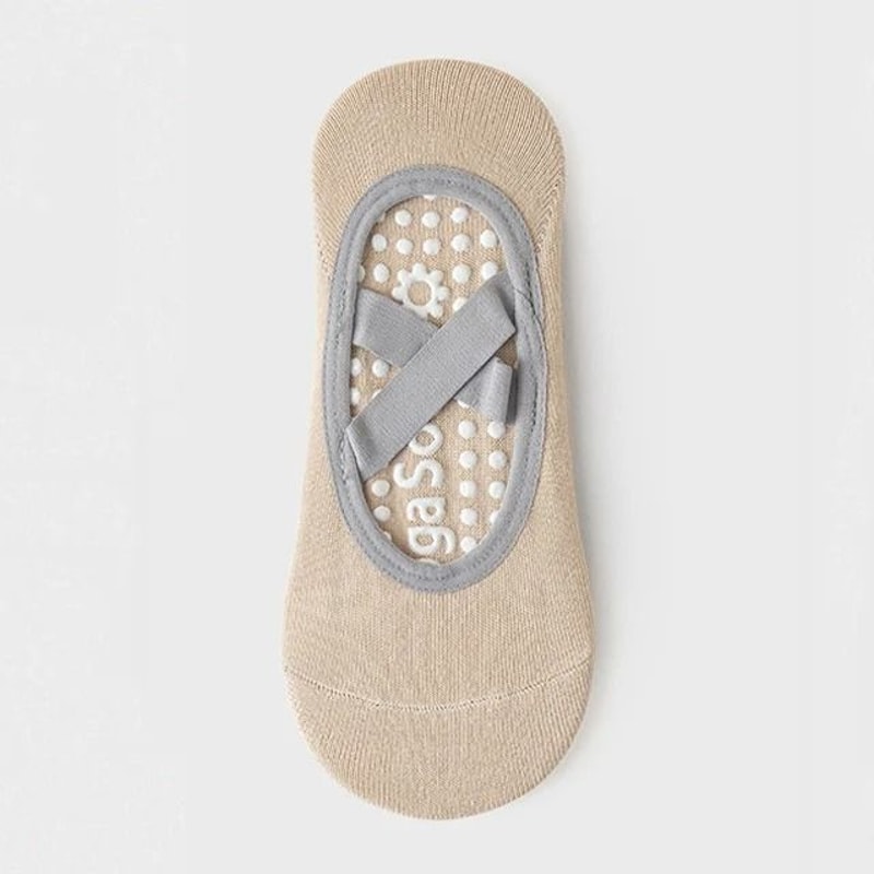 Breathable Towel Bottom Yoga Socks Women Silicone Non Slip Bandage Pilates Ladies Ballet Dance Sock 7