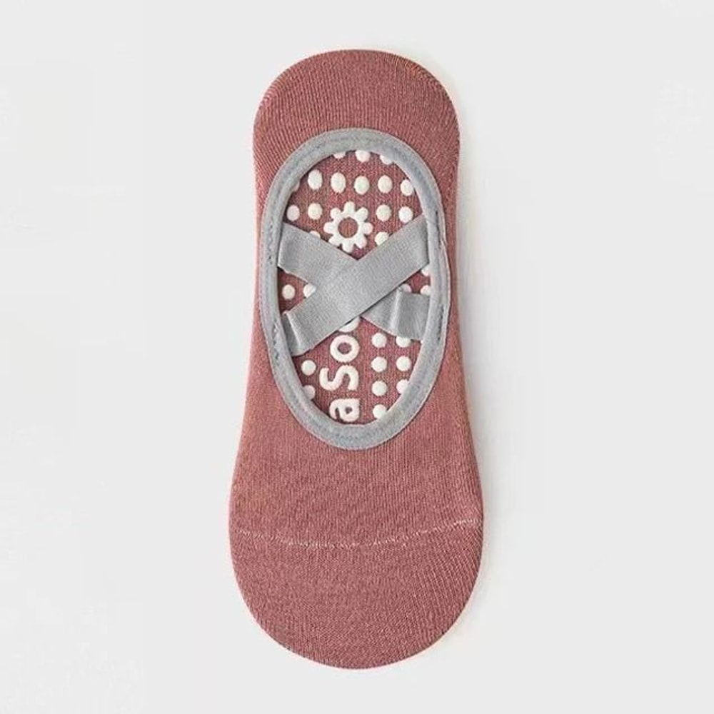 Breathable Towel Bottom Yoga Socks Women Silicone Non Slip Bandage Pilates Ladies Ballet Dance Sock 13
